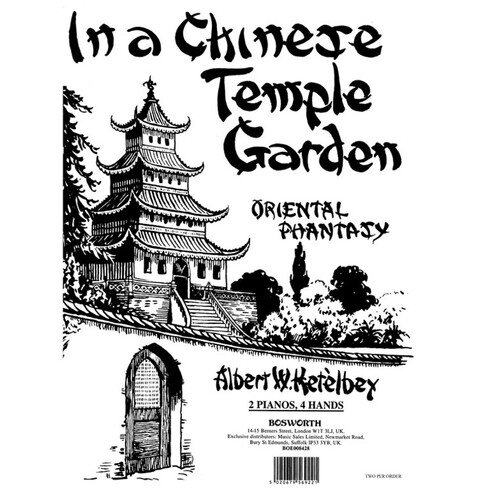 Ketelbey Chinese Temple Garden 2Pianos 4 H Book