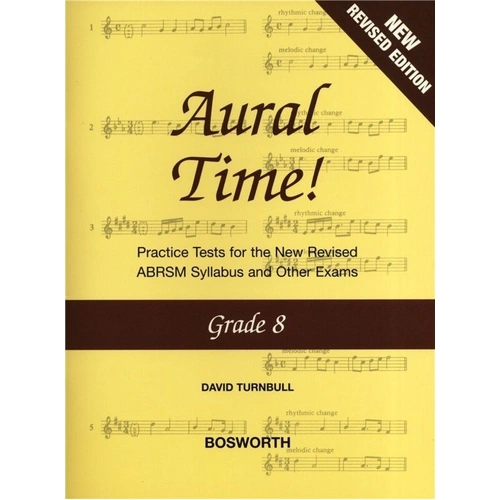 Aural Time Grade 8 by David Turnbull - ABRSM Aural Exam Study Aid