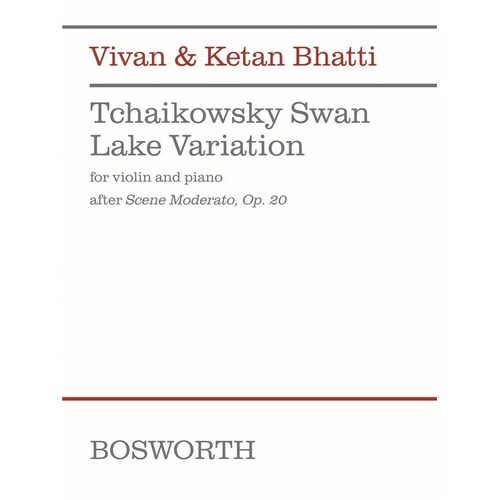 Bhatti - Tchaikowsky Swan Lake Variation For Violin/Piano Softcover Book (Violin)