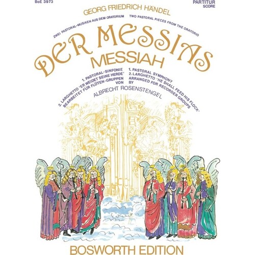 Handel Messiah 2 Pieces Recorder Ens. Book