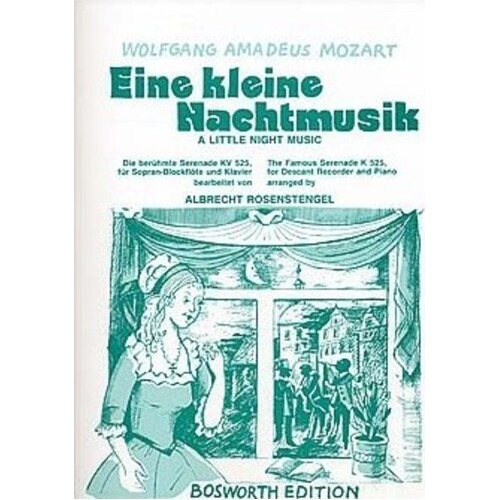 Mozart Eine Kleine Nachtmusik Rec./Piano Book