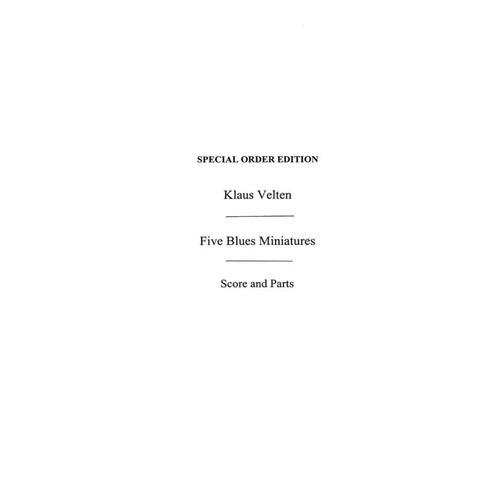 Velten Blues Miniatures Recorder Ens.(Ar Book