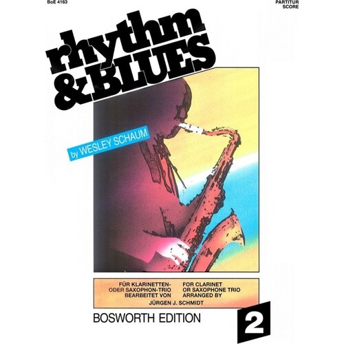 Schaum Rhythm And Blues Book 2 Clar/Sax Trio Book