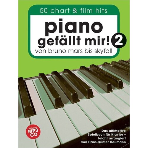 Piano Gefallt Mir! 50 Chart And Film Hits Book 2/CD Book