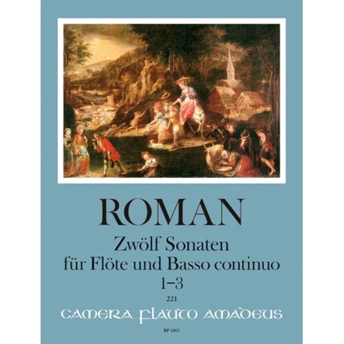 Roman - 12 Sonatas For Flute Nos 1-3 (Softcover Book)