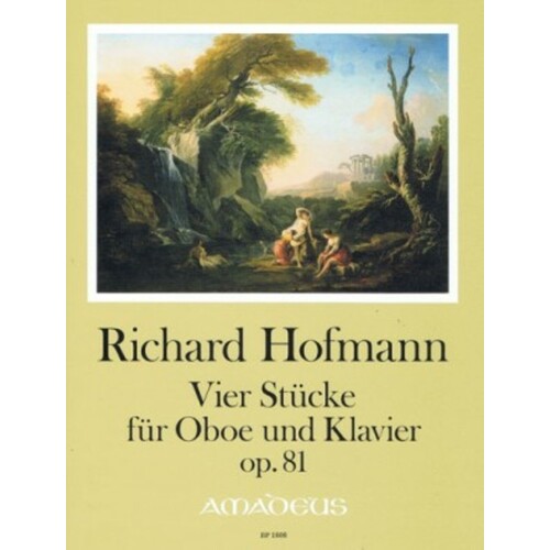 Hofmann - Four Pieces Op 81 Oboe/Piano (Softcover Book)