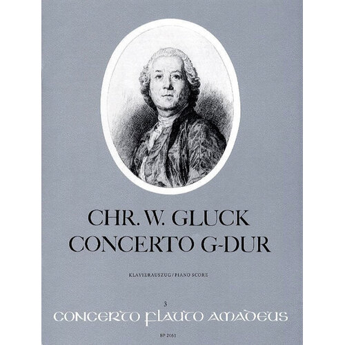 Gluck - Concerto G Major Flute/Piano (Softcover Book)