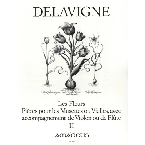 Delavigne - Les Fleurs Op. 4 Vol. 2 for 2 Recorders, Recorder Duet, Amadeus, 1 Page
