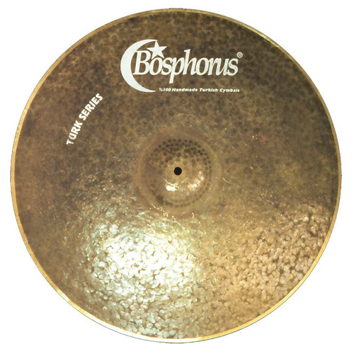 Bosphorus Turk Series 18" Thin Crash Cymbal - Hand Hammered Finish, Dark Raw Voice