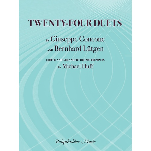 Concone/Lutgen - 24 Duets For 2 Trumpets Softcover Book (Trumpet)