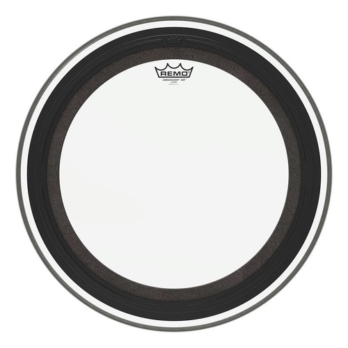Remo Ambassador Series SMT Bass Drumheads - 16" Ebony & Coated Options