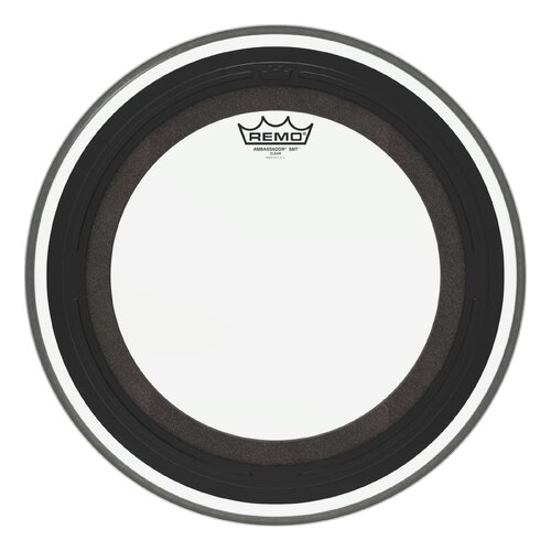 REMO Clear Ambassador SMT Clear Bass Drum Head, 16"