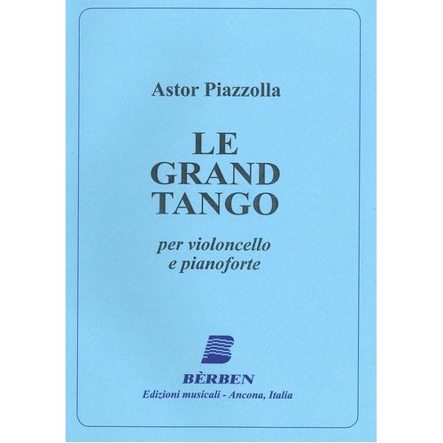 Piazzolla - Le Grand Tango Cello/Piano (Softcover Book)