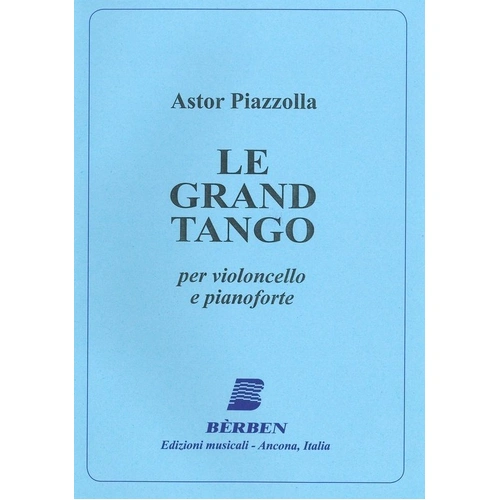Piazzolla Le Grand Tango for Cello and Piano by Berben
