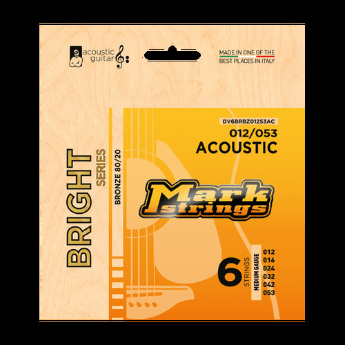 Markbass Bright Series 80/20 Bronze 12/53 Acoustic Guitar Set