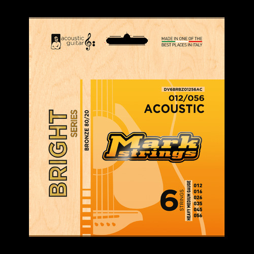 Markbass Bright Series 80/20 Bronze 12/56 Acoustic Guitar Set