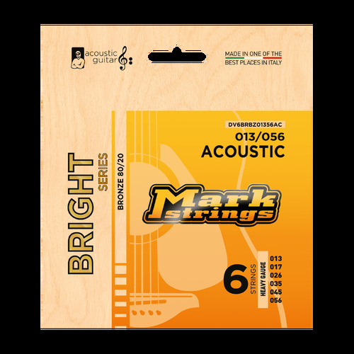 Markbass Bright Series 80/20 Bronze 13/56 Acoustic Guitar Set