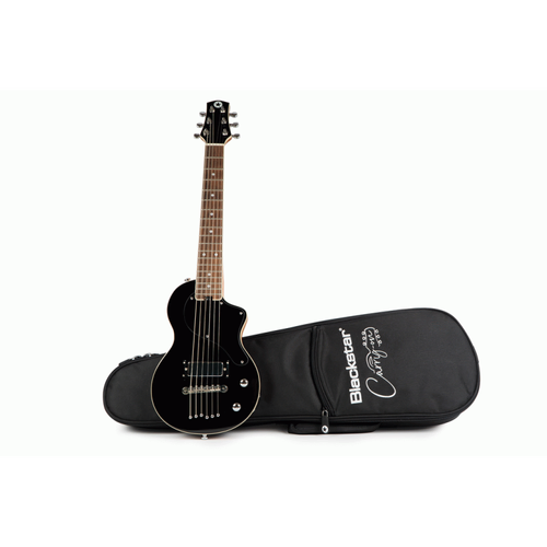 Blackstar Carry-On Travel Guitar - Black, Okoume Body, Mini Humbucker