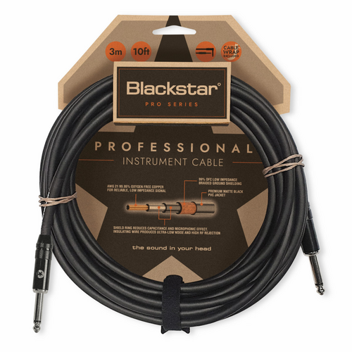 Blackstar Professional 3M Instrument Cable STR/STR