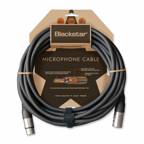 Blackstar 6M XLR Male to Female Instrument Cable