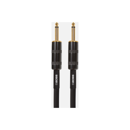 BOSS BSC-5 Speaker Cable - 5ft 14AWG High-Performance Head to Cab Cable with 24K Gold-Plated Connectors