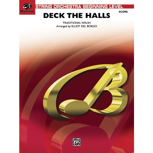 Deck the Halls String Orchestra Sheet Music Grade 1 Score