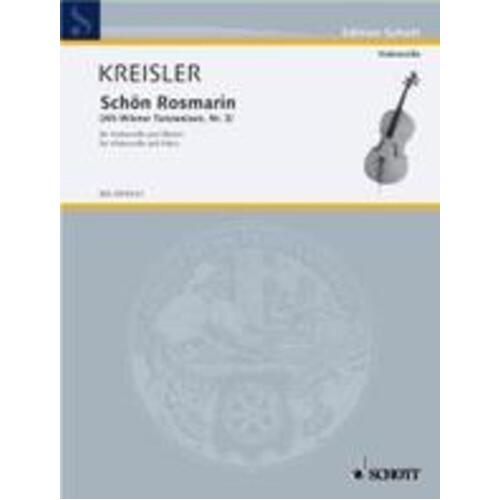 Schon Rosmarin Vc Piano Book