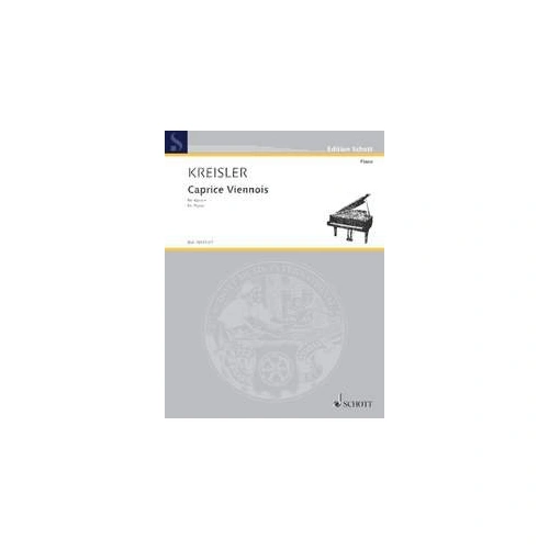 Kreisler - Caprice Viennois Op 2 Piano Solo Transcription by Schott Music