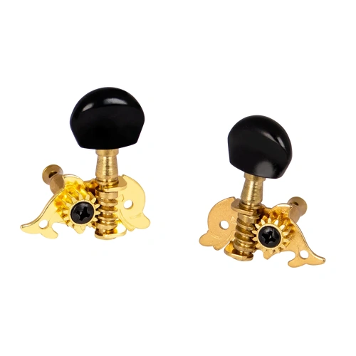 Mahalo Dolphin Shape Ukulele Machine Heads Singles - Black