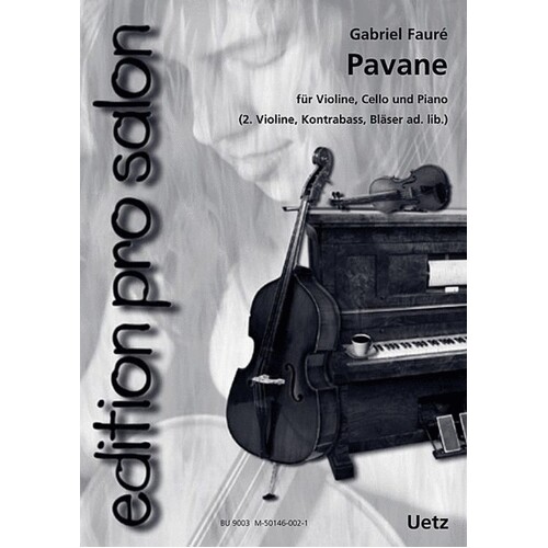Faure - Pavane For Piano Trio (Music Score/Parts) Book