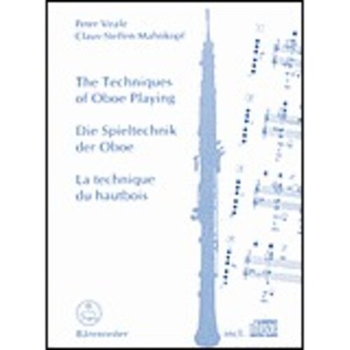 Techniques Of Oboe Playing Book/CD Book