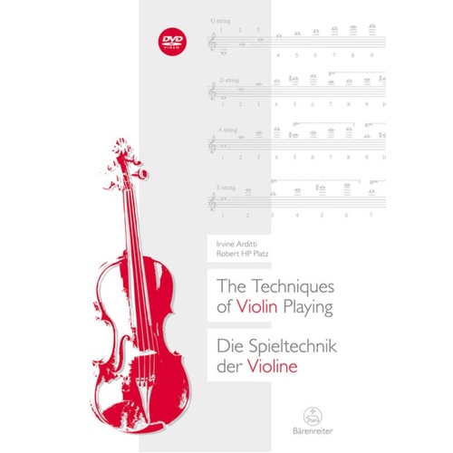 Techniques Of Violin Playing Book/DVD Book