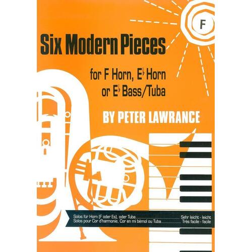 Lawrence - Six Modern Pieces F Horn/Piano (Softcover Book)