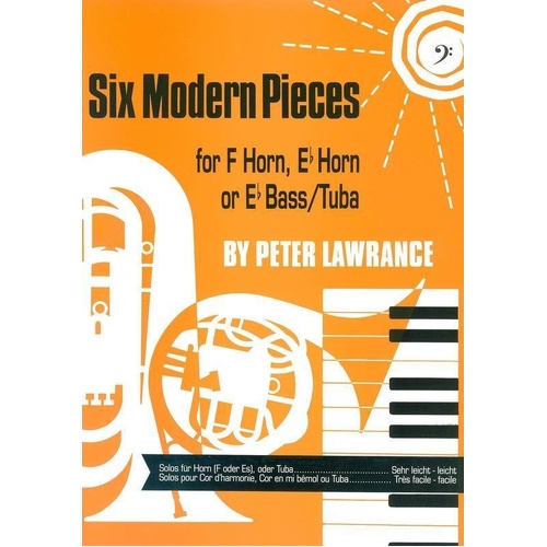 Six Modern Pieces for Tuba with Piano Accompaniment by Peter Lawrence