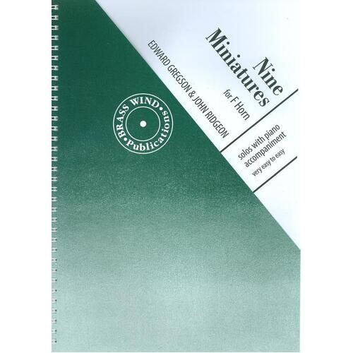 Nine Miniatures F Horn (Softcover Book)