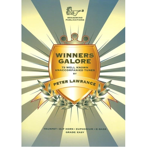 Winners Galore for Treble Brass by Peter Lawrance - Collection for Baritone, Euphonium, Trumpet