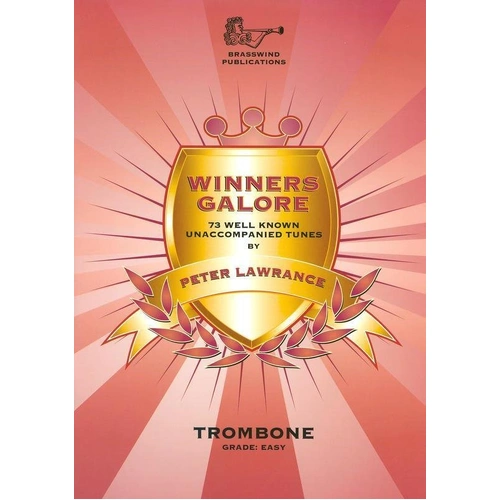 Winners Galore for Trombone with CD by Peter Lawrence