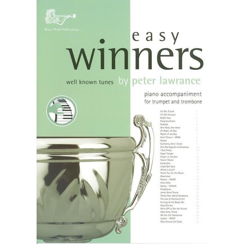 Easy Winners Brass Piano Accompaniment for Treble Brass by Peter Lawrence