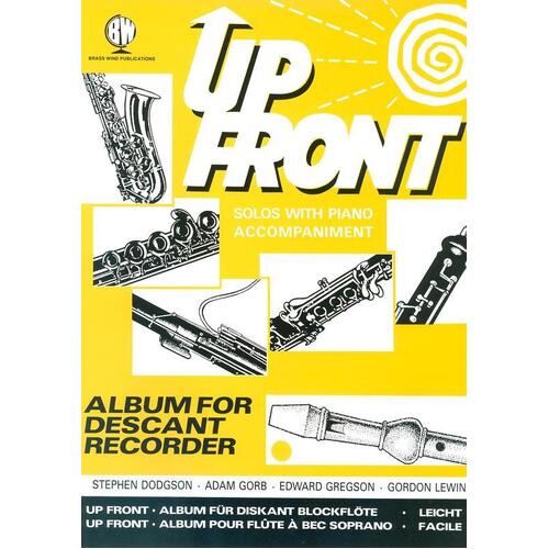 Up Front Album Descant Recorder (Softcover Book)