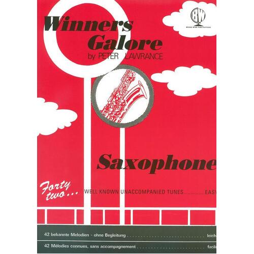 Winners Galore For Saxophone (Softcover Book)