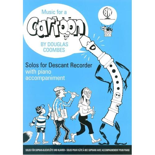 Music For A Cartoon Descant Recorder/Piano (Softcover Book)