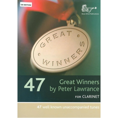 Great Winners for Clarinet with CD by Peter Lawrance