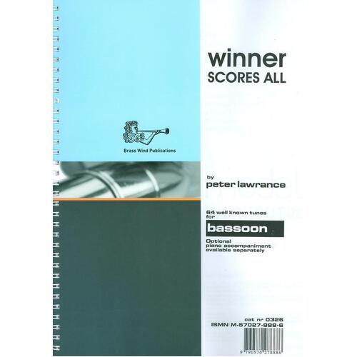 Winner Scores All For Bassoon (Softcover Book)