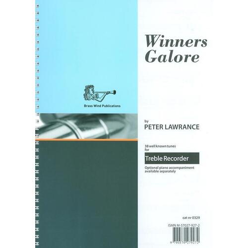 Winners Galore For Treble Recorder (Softcover Book)