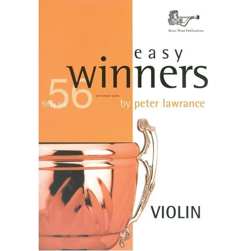 Easy Winners for Violin by Peter Lawrance - 56 Unaccompanied Solos with Optional Accompaniments