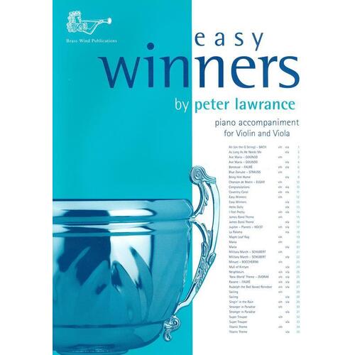 Easy Winners Violin/Viola Piano Accomp (Softcover Book)