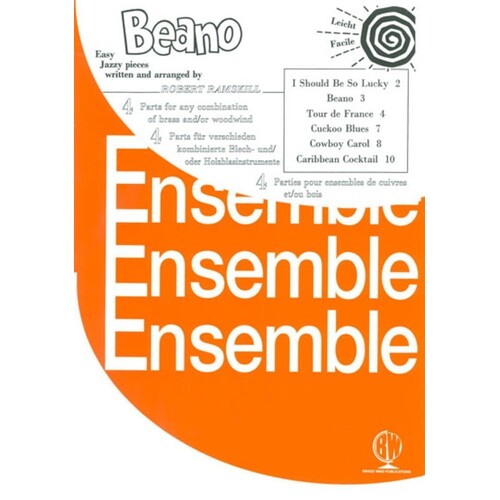 Beano Flex Ensemble 4 Parts (Music Score/Parts) Book