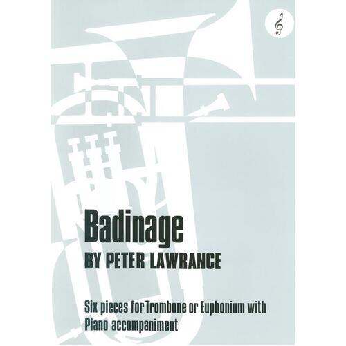 Lawrance - Badinage Tc Trombone/Piano (Softcover Book)