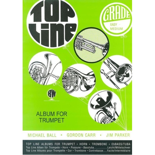 Top Line Album for Trumpet with Piano Accompaniment