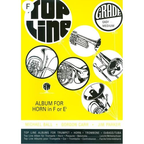 Top Line Album For French Horn (Softcover Book)
